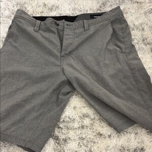 Volcom Men’s Heather Gray Flat Front Shorts